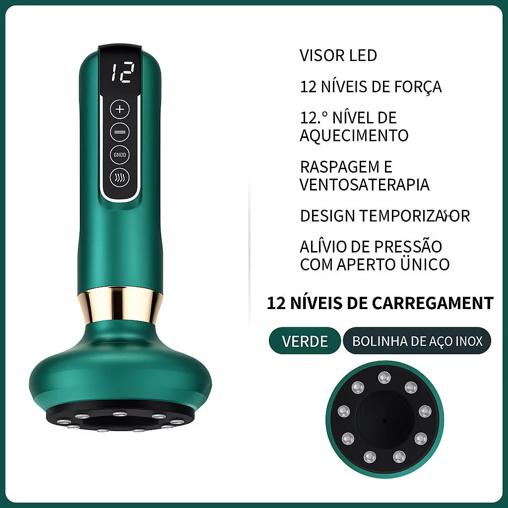 MASSAGEADOR ELÉTRICO COM VENTOSAS