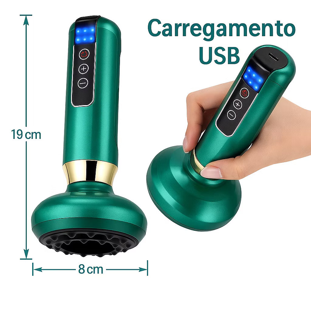 MASSAGEADOR ELÉTRICO COM VENTOSAS