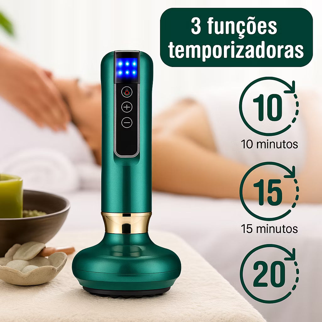MASSAGEADOR ELÉTRICO COM VENTOSAS